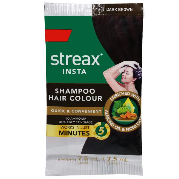 STREAX SHAMPOO DARK BROWN 3                     